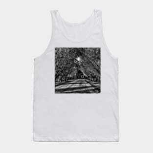 Dark Shines - Black And White Tank Top